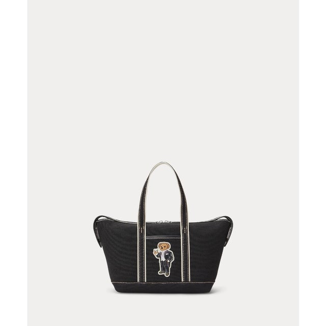 Polo ベア キャンバス スモール ショッパー トート （001ブラック）