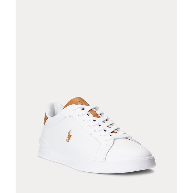 
                    HRT CT II-SNEAKERS-HIGH TOP LACE LEATHER （WHITE/TAN）
