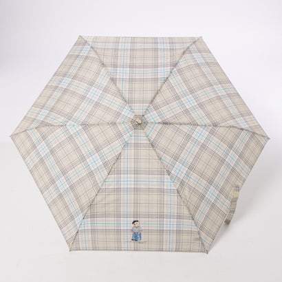 POLO RALPH LAUREN ポロ ラルフローレン 折りたたみ傘 フレンチベア×チェック ポロベア 雨傘 （ベージュ）｜詳細画像
