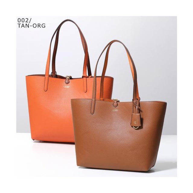 Lauren Ralph Lauren トートバッグ 431795329 ポーチ付き （002/TAN-ORG）