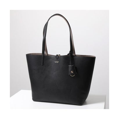 ポロ ラルフ ローレン POLO RALPH LAUREN Lauren Ralph Lauren トートバッグ 431795329 ポーチ付き （001/BLK/TAUPE）｜詳細画像