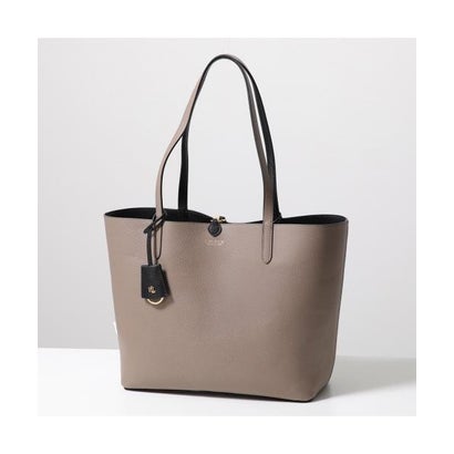 ポロ ラルフ ローレン POLO RALPH LAUREN Lauren Ralph Lauren トートバッグ 431795329 ポーチ付き （001/BLK/TAUPE）｜詳細画像