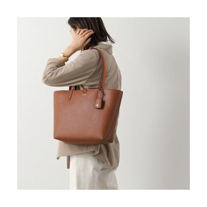 ポロ ラルフ ローレン POLO RALPH LAUREN Lauren Ralph Lauren トートバッグ 431795329 ポーチ付き （001/BLK/TAUPE）｜詳細画像