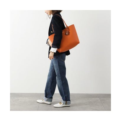ポロ ラルフ ローレン POLO RALPH LAUREN Lauren Ralph Lauren トートバッグ 431795329 ポーチ付き （001/BLK/TAUPE）｜詳細画像