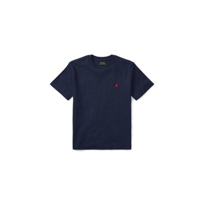 (ボーイズ 8才～20才)コットン ジャージー クルーネック Tシャツ 410ネイビー｜詳細画像