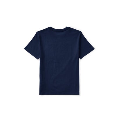 (ボーイズ 8才～20才)フラッグ コットン ジャージー Tシャツ 410ネイビー｜詳細画像