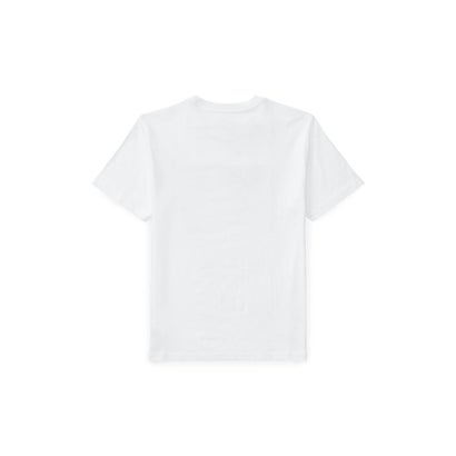 (ボーイズ 8才～20才)フラッグ コットン ジャージー Tシャツ 100ホワイト｜詳細画像