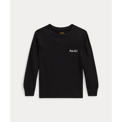 ポロ ラルフ ローレン POLO RALPH LAUREN (ボーイズ 2才～7才)Polo ベア コットン ロングスリーブ Tシャツ （001ブラック）｜詳細画像