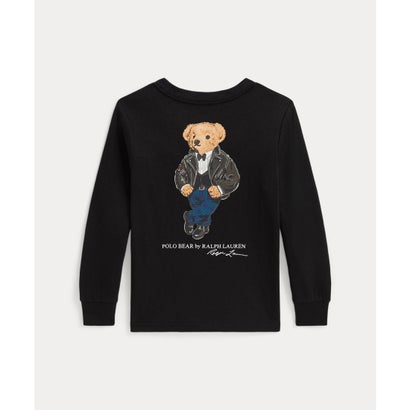 ポロ ラルフ ローレン POLO RALPH LAUREN (ボーイズ 2才～7才)Polo ベア コットン ロングスリーブ Tシャツ （001ブラック）｜詳細画像