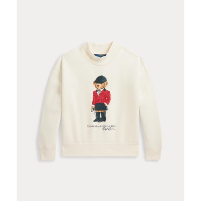 ポロ ラルフ ローレン POLO RALPH LAUREN (ガールズ 7才～16才)Polo ベア フリース ボクシー スウェットシャツ （101ナチュラル）｜詳細画像
