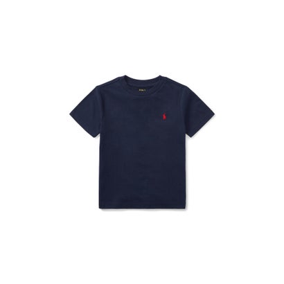 (ボーイズ 4才～7才)コットン ジャージー クルーネック Tシャツ 410ネイビー｜詳細画像