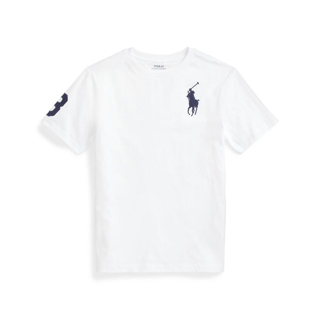 
                    (ボーイズ 8才～20才)Big Pony コットン ジャージー Tシャツ 100ホワイト
