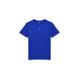 (ボーイズ 8才～20才)コットン ジャージー クルーネック Tシャツ 400ブルー