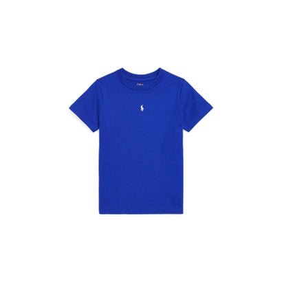 (ボーイズ 4才～7才)コットン ジャージー クルーネック Tシャツ 400ブルー｜詳細画像