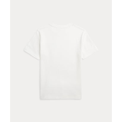 (ボーイズ 8才～20才)コットン ジャージー クルーネック Tシャツ 100ホワイト｜詳細画像