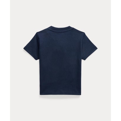 (ベビー)ロゴ コットン ジャージー Tシャツ 410ネイビー｜詳細画像
