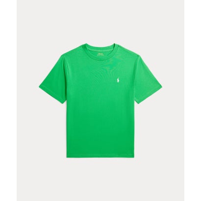 (ボーイズ 8才～20才)ロゴ コットン ジャージー Tシャツ 320グリーン｜詳細画像