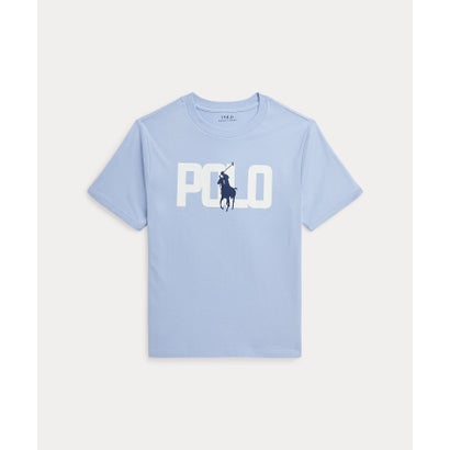 (ボーイズ 8才～20才)カラーチェンジング ロゴ コットン ジャージー Tシャツ 400ブルー｜詳細画像