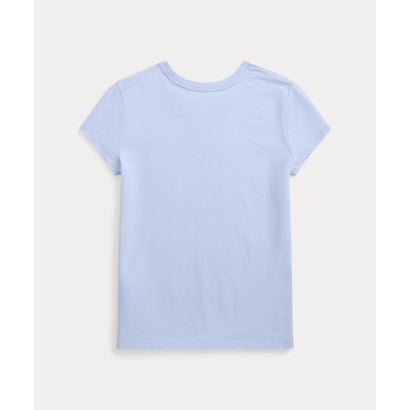 (ガールズ 7才～16才)Polo ベア コットン ジャージー Tシャツ 400ブルー｜詳細画像
