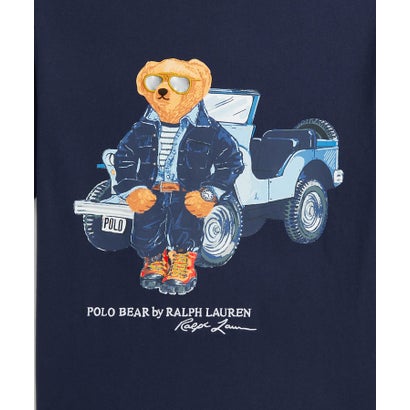 (ボーイズ 8才～20才)Polo ベア コットン ジャージー Tシャツ 410ネイビー｜詳細画像