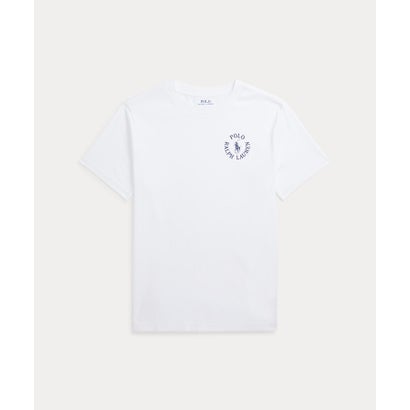 (ボーイズ 8才～20才)ロゴ コットン ジャージー Tシャツ 100ホワイト｜詳細画像