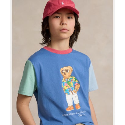 (ボーイズ 8才～20才)Polo ベア カラーブロック コットン Tシャツ 999マルチカラー｜詳細画像