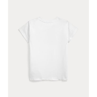 (ガールズ 2才～6才)ミックスドロゴ コットン ジャージー Tシャツ 100ホワイト｜詳細画像