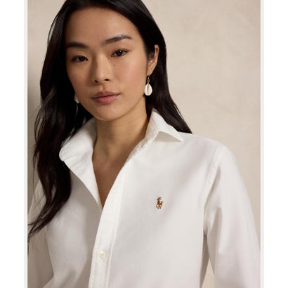 ポロ ラルフ ローレン POLO RALPH LAUREN クラシック フィット オックスフォード シャツ （100ホワイト）｜詳細画像