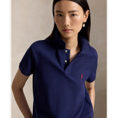 ポロ ラルフ ローレン POLO RALPH LAUREN クラシック フィット メッシュ ポロシャツ （410ネイビー）｜詳細画像