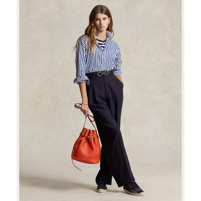 ポロ ラルフ ローレン POLO RALPH LAUREN リラックスド フィット コントラストストライプ コットン シャツ （400ブルー）｜詳細画像