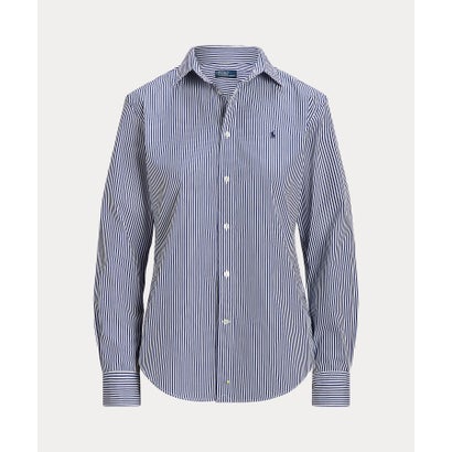 ポロ ラルフ ローレン POLO RALPH LAUREN ストライプド コットン シャツ （100ホワイト）｜詳細画像