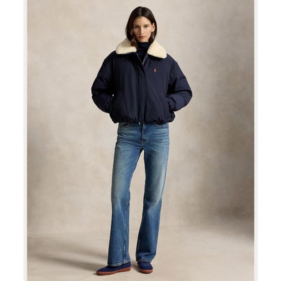 ポロ ラルフ ローレン POLO RALPH LAUREN ハイパイルカラー ダウン パッファー ジャケット （410ネイビー）｜詳細画像