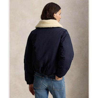 ポロ ラルフ ローレン POLO RALPH LAUREN ハイパイルカラー ダウン パッファー ジャケット （410ネイビー）｜詳細画像