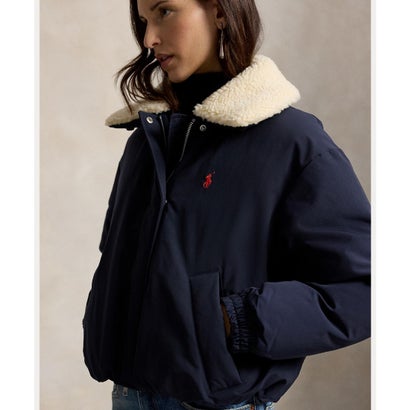ポロ ラルフ ローレン POLO RALPH LAUREN ハイパイルカラー ダウン パッファー ジャケット （410ネイビー）｜詳細画像