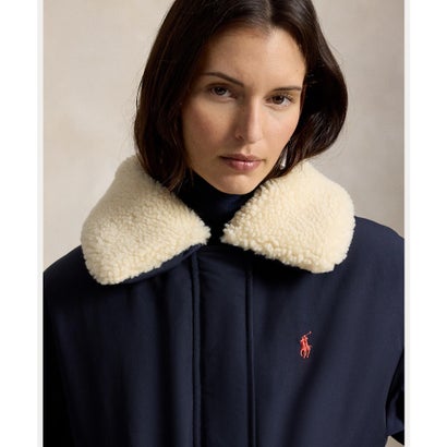 ポロ ラルフ ローレン POLO RALPH LAUREN ハイパイルカラー ダウン パッファー ジャケット （410ネイビー）｜詳細画像