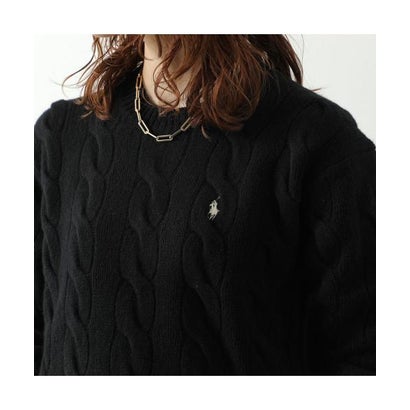 ポロ ラルフ ローレン POLO RALPH LAUREN Polo Ralph Lauren カーディガン 211A91216 ケーブル ニット （015/BLACK-ブラック）｜詳細画像