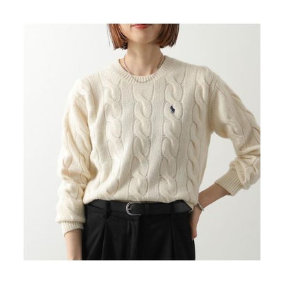 ポロ ラルフ ローレン POLO RALPH LAUREN Polo Ralph Lauren カーディガン 211A91216 ケーブル ニット （015/BLACK-ブラック）｜詳細画像