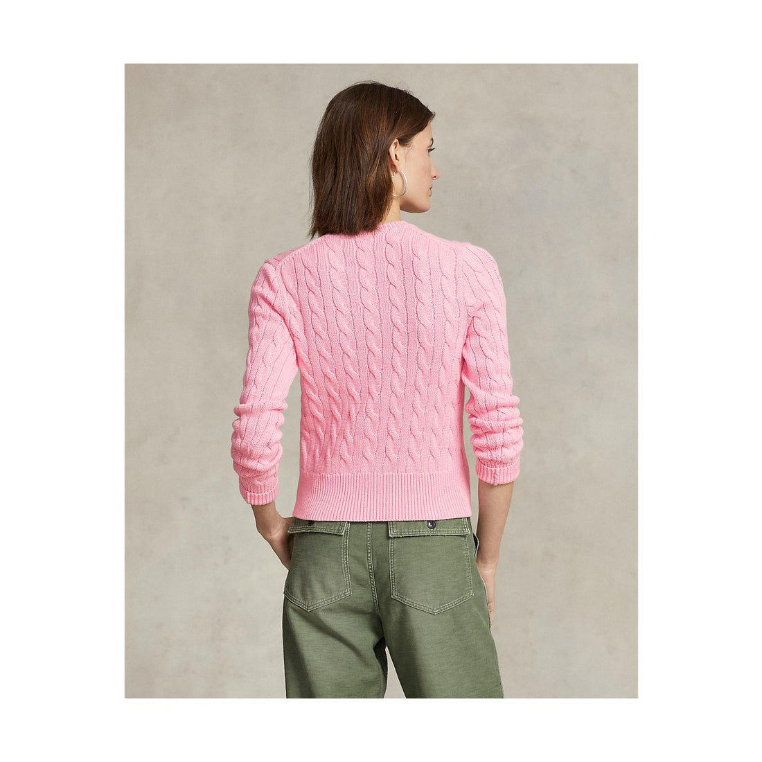 POLO RALPH LAUREN ケーブルニット コットン クルーネック 
