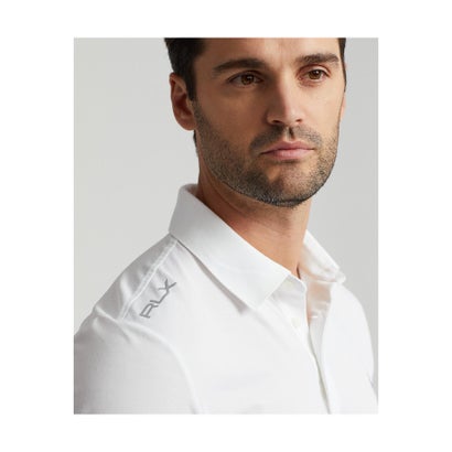 （RLX）カスタム スリム フィット CLARUS(R) ポロシャツ 100ホワイト｜詳細画像