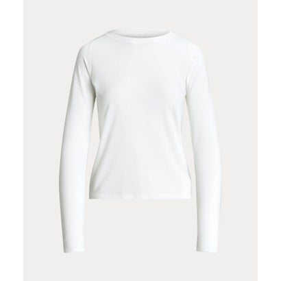 （RLX）ジャージー ロングスリーブ Tシャツ 100ホワイト｜詳細画像