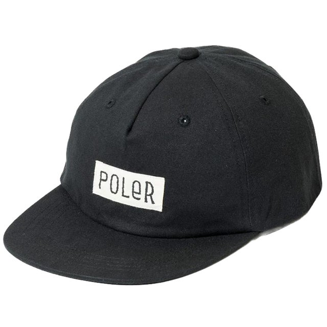 コットン 6パネル キャップ（COTTON 6P CAP） （ブラック）