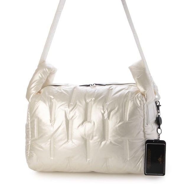 バブルボンディング スクエア2WAYボストンバッグ （White）