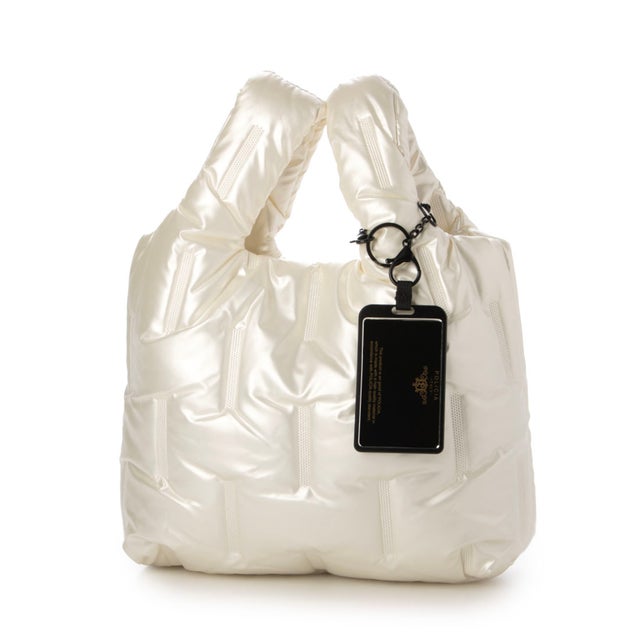 バブルボンディング Tトップハンドバッグ （White）