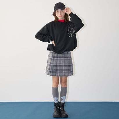 ポンポネット アミ POM PONETTE AMI 【AMI】サガラワッペンバルーンプルオーバー （黒）｜詳細画像