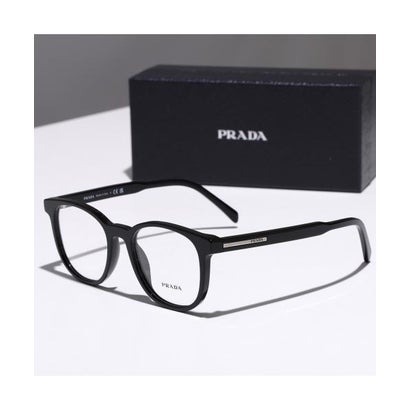 PRADA  メガネ VPR A15 ウェリントン型 （16K-1O1/ブラック）｜詳細画像