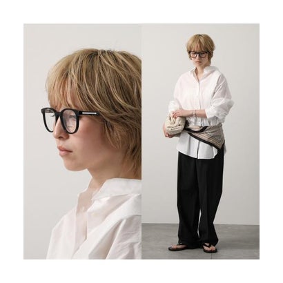 PRADA  メガネ VPR A15 ウェリントン型 （16K-1O1/ブラック）｜詳細画像