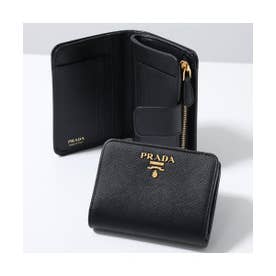 プラダ PRADA PRADA 二つ折り財布 1ML018 QWA ミニ財布 （F0002/NERO