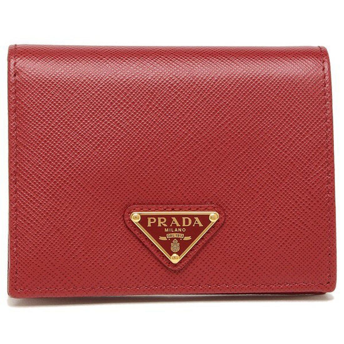 PRADA 折財布 レディース プラダ 1MH021 QWA F068Z レッド レディース財布