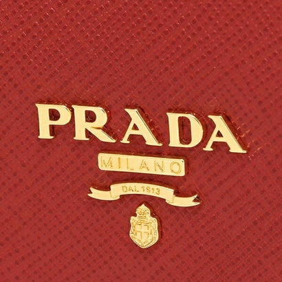 プラダ PRADA 財布 二つ折り財布 レディース PRADA 1MV204 QWA F068Z レッド 一粒万倍日 （レッド）｜詳細画像