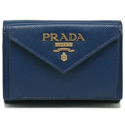 プラダ PRADA 折財布 レディース PRADA 1MH021 QWA F0016 ブルー （ブルー）｜詳細画像